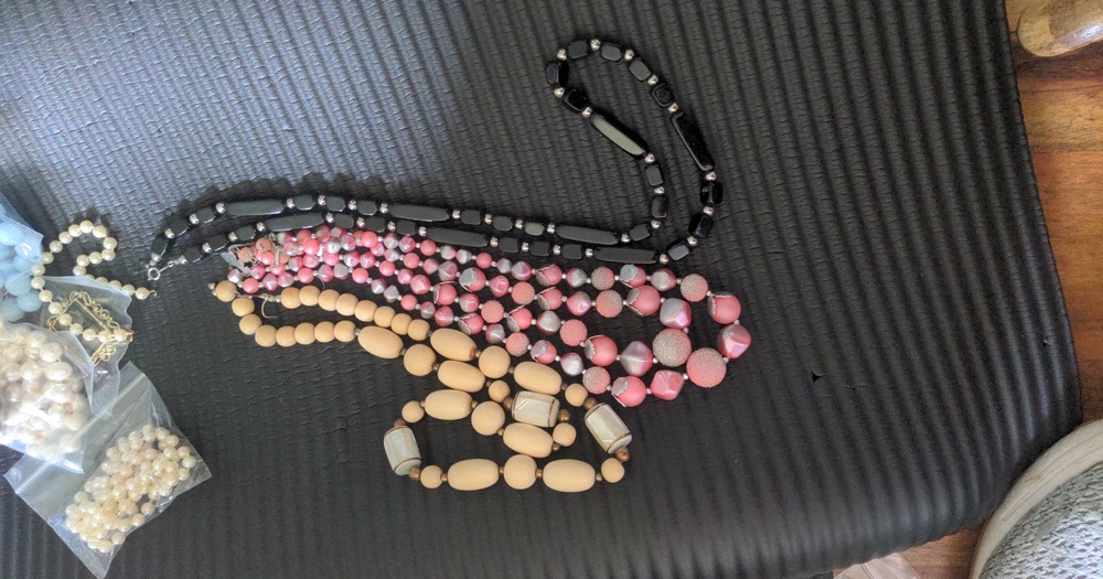 Elegant Multicolor Beaded Necklace Set
